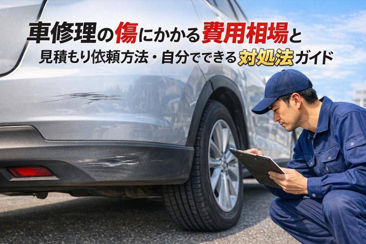 車修理の傷にかかる費用相場と見積もり依頼方法・自分でできる対処法ガイド | メディア | 岩槻区の鈑金塗装や車修理なら株式会社カーボデーシマザキ