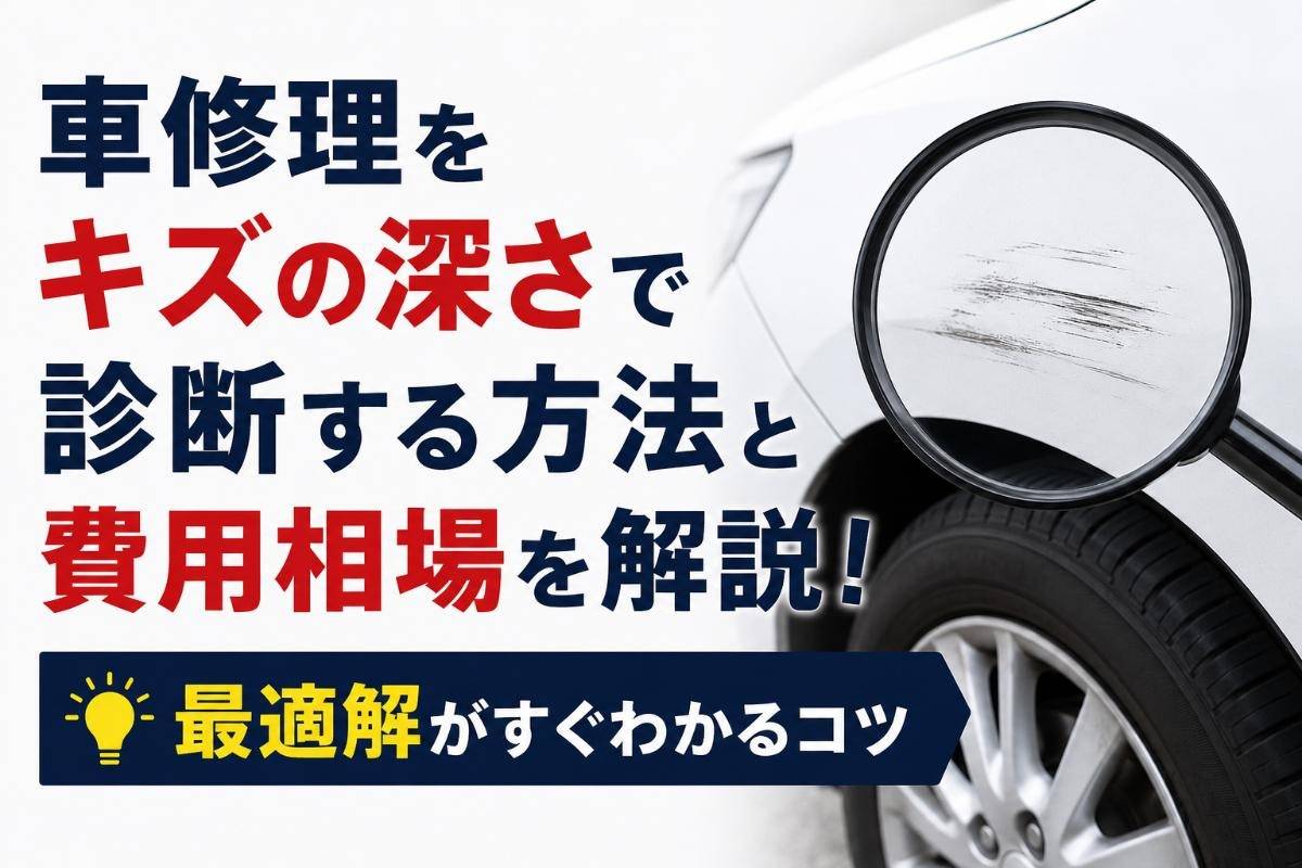 小傷などはけっこうあります。 車修理をキズの深さで診断する方法と費用相場を解説！最適解がすぐ
